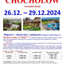 26.12. – 29.12.2024 Polsko – Chocholow – termální lázně a lyžování