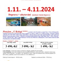 1.11. – 4.11.2024 Polsko – termální lázně Chocholow